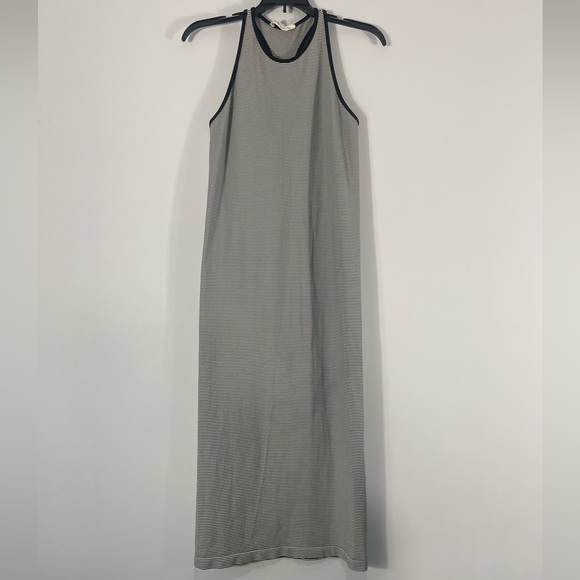 BCBGeneration Stripped Black, White Seamless Racerback Dress,Small/Medium - Picture 2 of 10